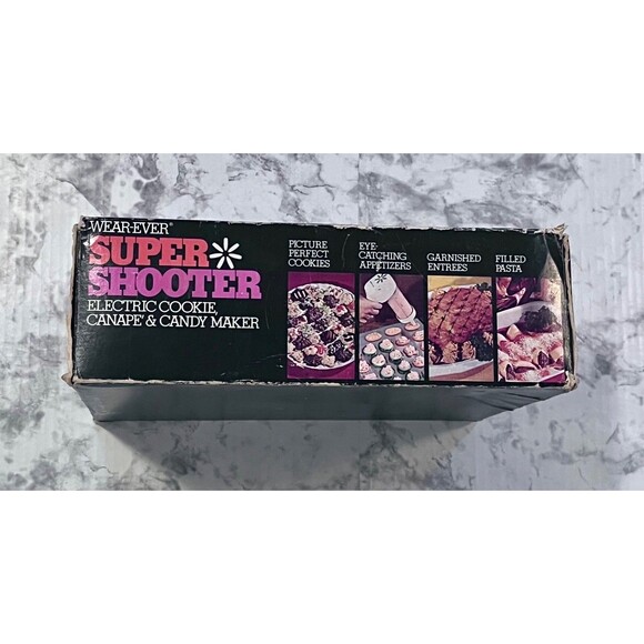 VTG Wear Ever Super Shooter 180 Electric Cookie Canape Candy Maker PS7204 TESTED - Picture 6 of 13